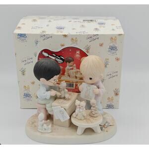 Precious Moments How Can Two Work Together Except They Agree Figurine PM983 1998